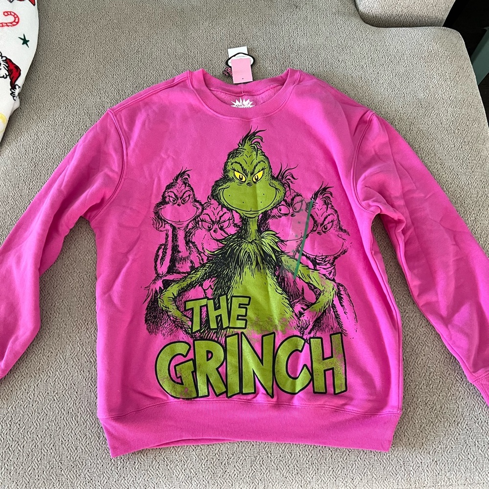 Grinch Pink sweatshirt